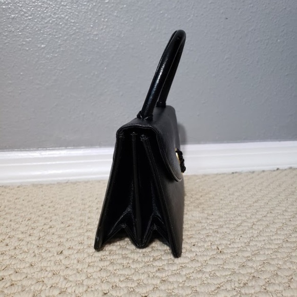 SOLD VINTAGE 1950'S Prestige Leather Box Purse - Picture 5 of 8